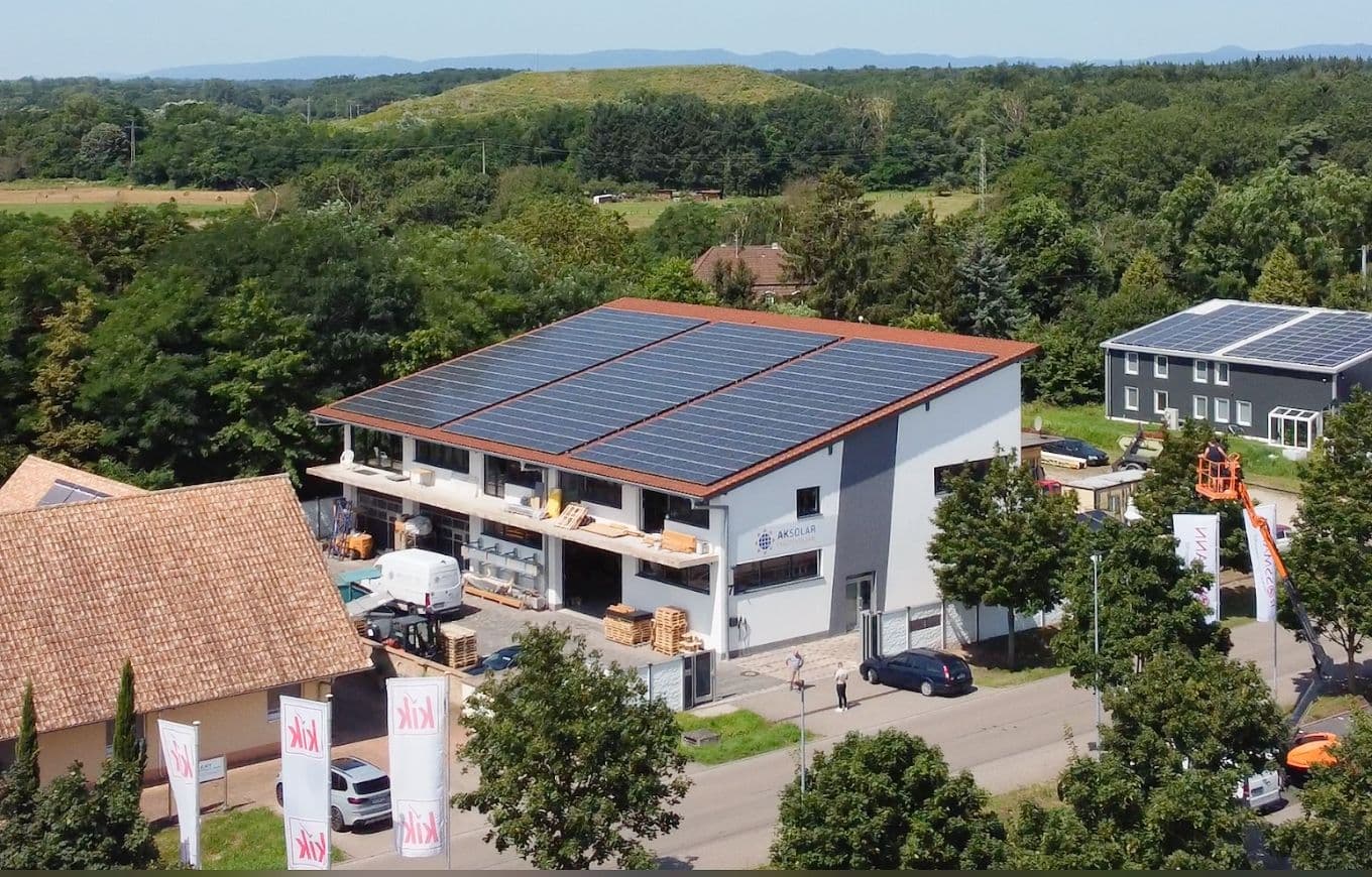 Draufsicht AK Solar Gebäude 